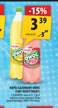 Napój gazowany Hortex