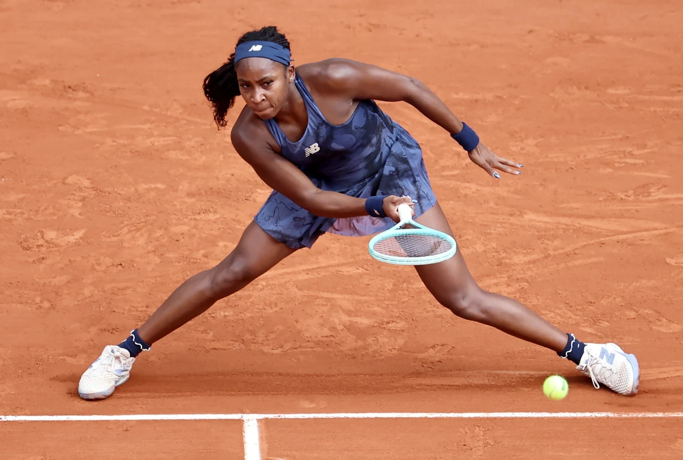 Coco Gauff w meczu z Jekateriną Aleksandrową