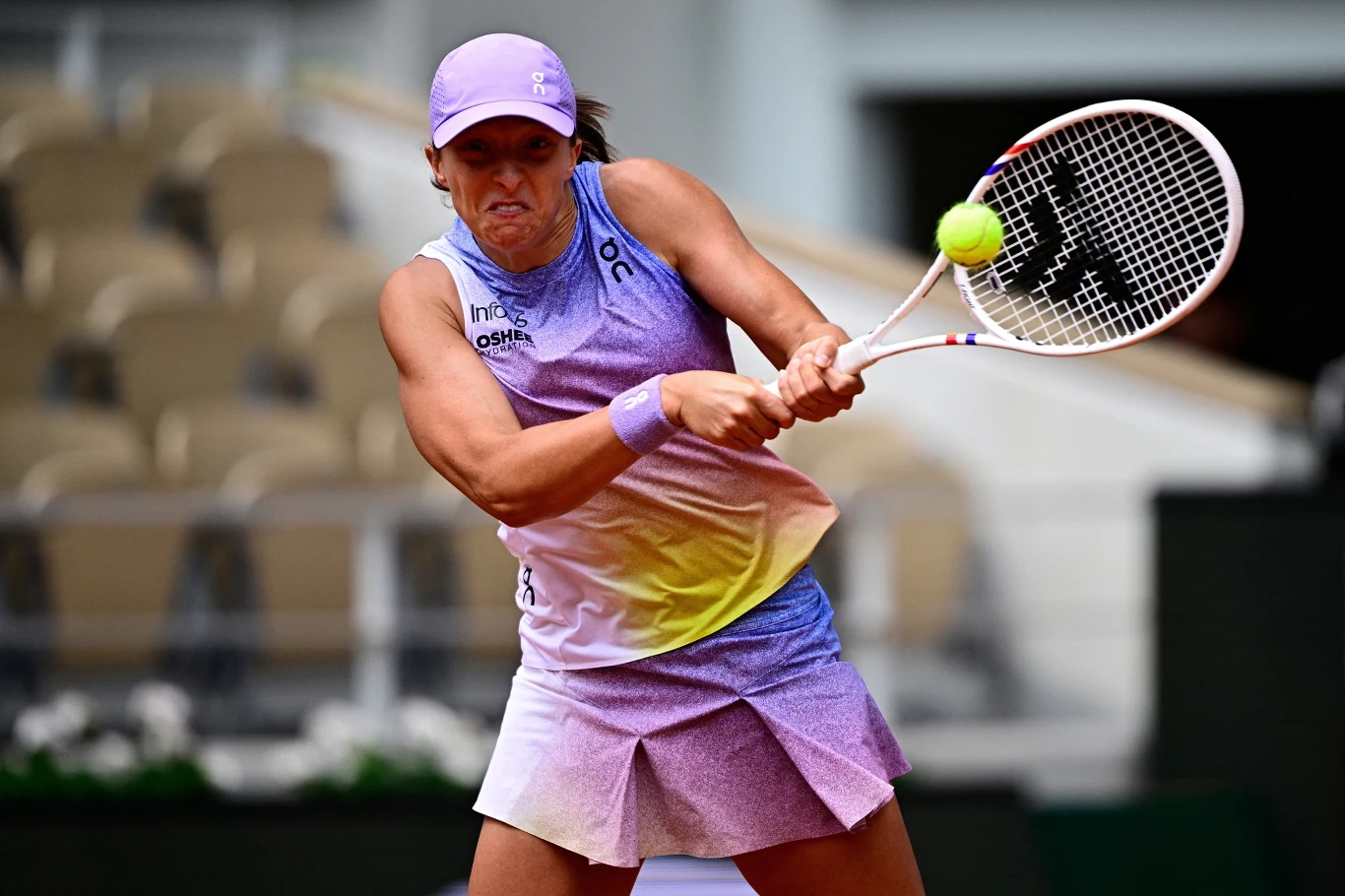 Iga Świątek podczas Roland Garros