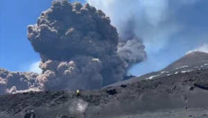 Erupcja wulkanu Etna. Są nagrania i streaming live