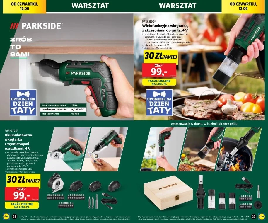 Lidl oferuje promocje na narzędzia Parkside! Lidl oferuje promocje na narzędzia Parkside!