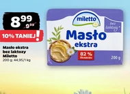 Masło bez laktozy Miletto