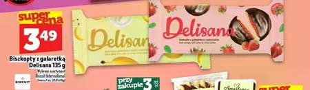 Biszkopty z galaretką Delisana