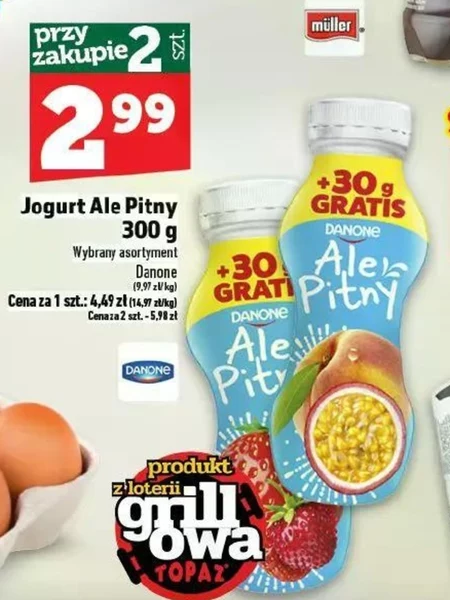 Jogurt pitny Danone