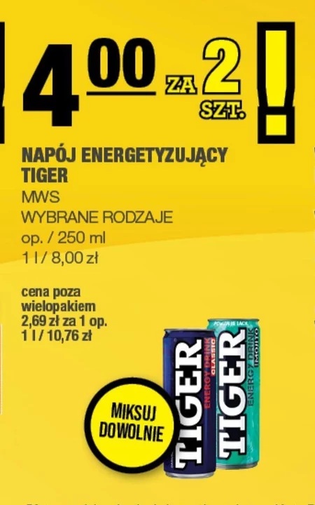 Napój energetyczny Tiger