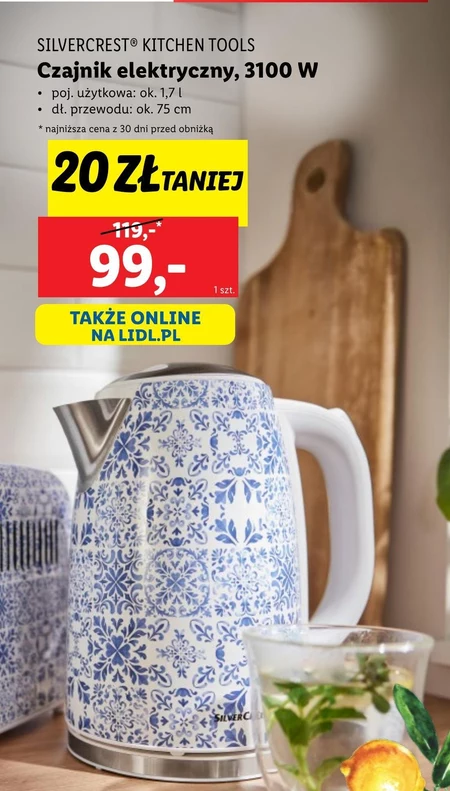 Czajnik elektryczny SilverCrest