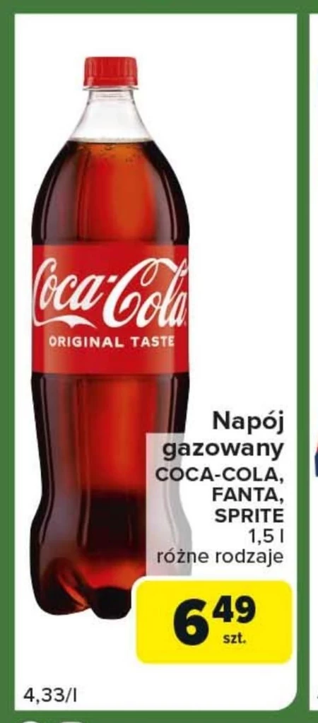 Napój gazowany Coca-Cola