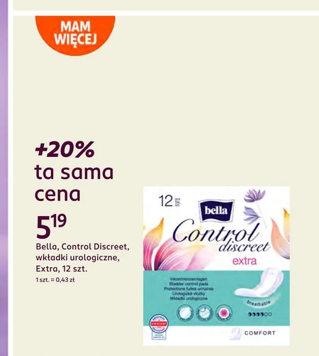 Wkładki urologiczne Bella