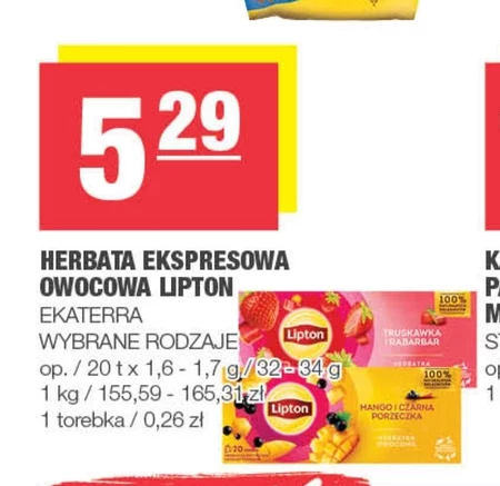Herbata owocowa Lipton