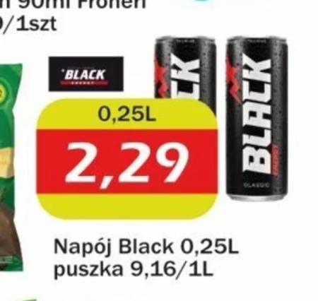 Napój energetyczny Black