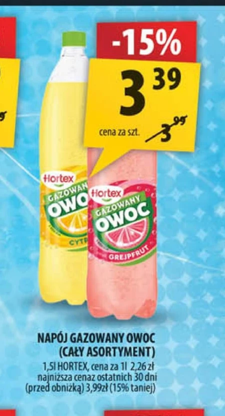 Napój gazowany Hortex