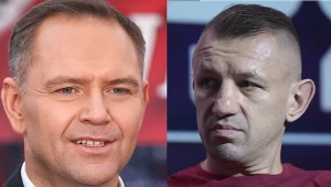 Karol Nawrocki i Tomasz Adamek / Adam Jankowski/REPORTER