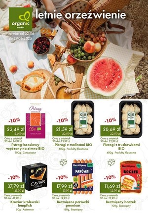 Gazetka promocyjna Organic, ważna od 02.06.2025 do 29.06.2025.