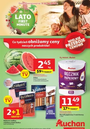 Gazetka promocyjna Auchan Supermarket, ważna od 05.06.2025 do 11.06.2025.