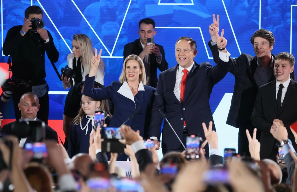 Wieczór wyborczy Karola Nawrockiego Wieczór wyborczy Karola Nawrockiego