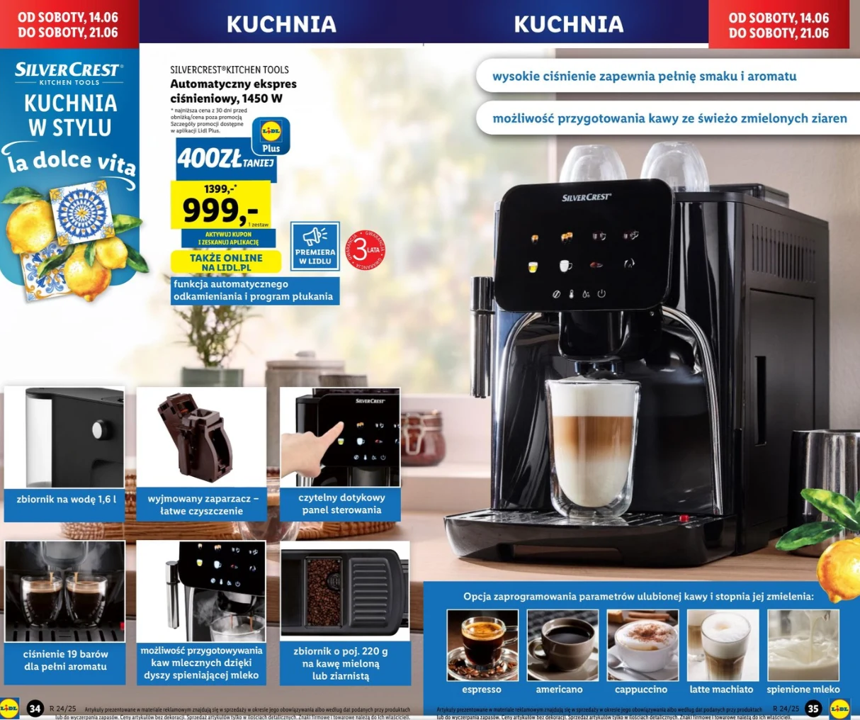 Ekspres do kawy tańszy o 400 zł! Lidl kusi promocją nie do odrzucenia!