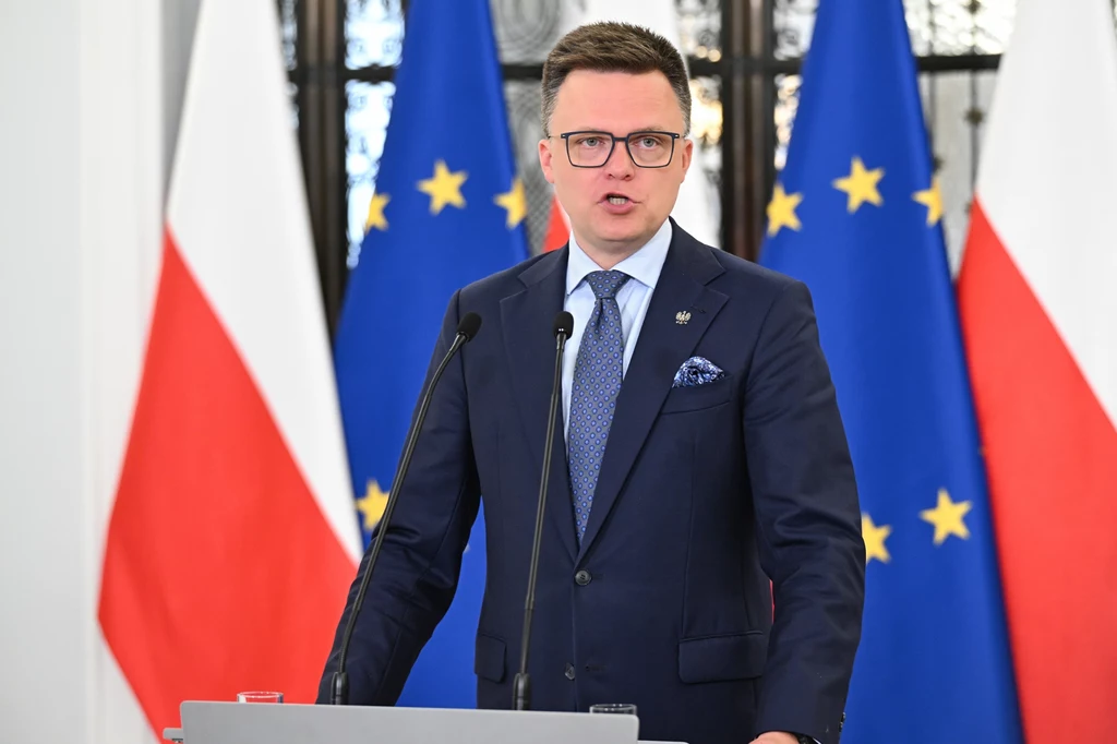 Marszałek Sejmu Szymon Hołownia. Zdjęcie ilustracyjne Marszałek Sejmu Szymon Hołownia. Zdjęcie ilustracyjne