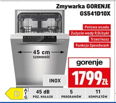 Zmywarka Gorenje