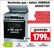 Kuchenka gazowo-elektryczna Gorenje