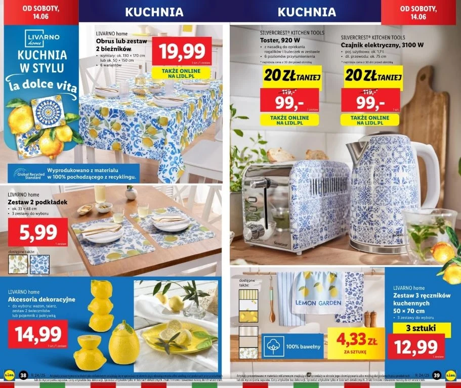 Lidl oferuje produkty do kuchni na lato!