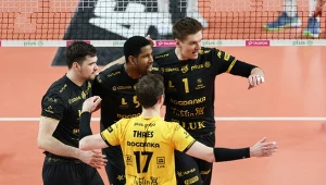 Siatkarze Bogdanki LUK Lublin sprawili sensację w PlusLidze. Jan Nowakowski (nr 1) żegna się jednak z klubem