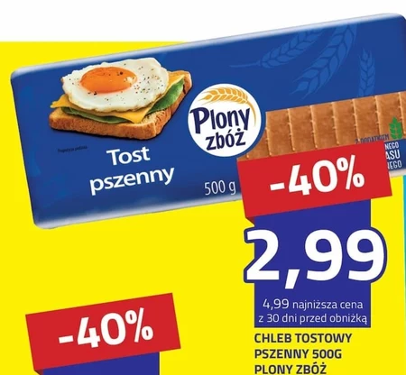 Tost pszenny Plony Zbóż