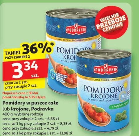 Pomidory krojone Podravka