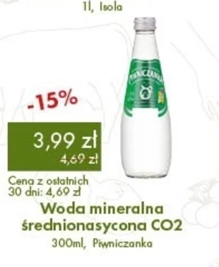 Woda mineralna Piwniczanka