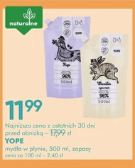 Zapas mydła Yope