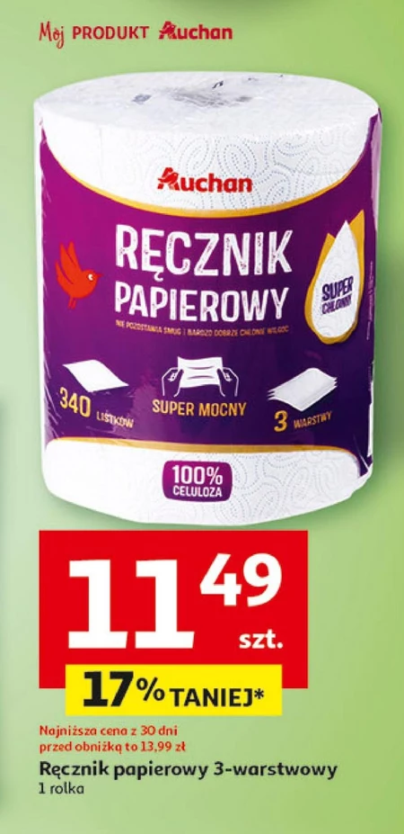 Ręcznik papierowy Auchan