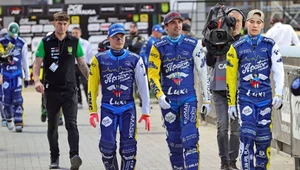 Od lewej: Emil Sajfutdinow, Jan Kvech, Krzysztof Lewandowski