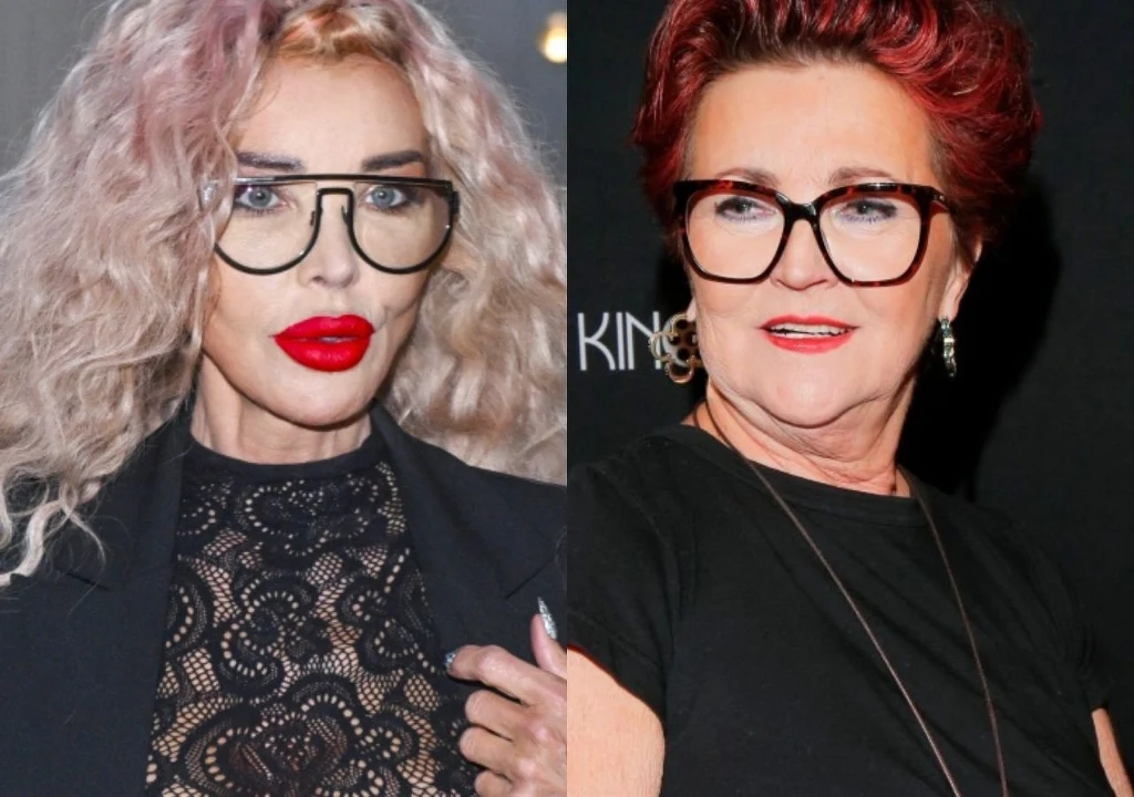 Ewa Minge i Jolanta Kwaśniewska
