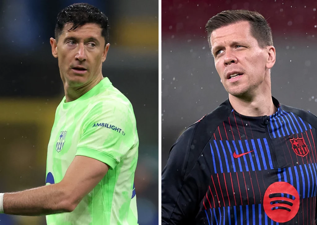 Robert Lewandowski i Wojciech Szczęsny Robert Lewandowski i Wojciech Szczęsny