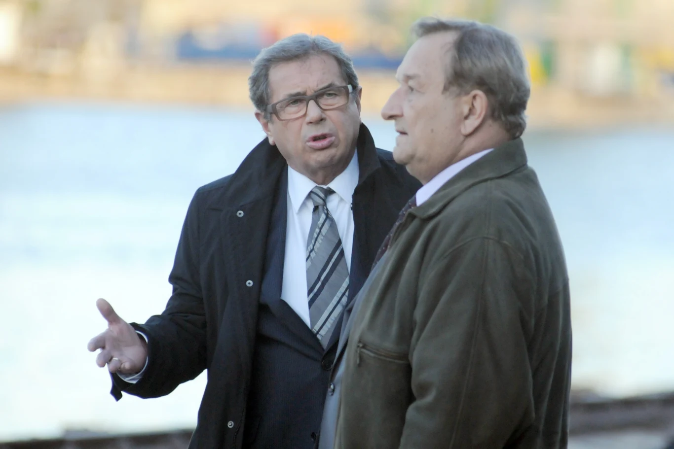 Janusz Gajos i Kazimierz Kaczor w filmie "Układ zamknięty" Janusz Gajos i Kazimierz Kaczor w filmie "Układ zamknięty"