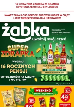 Gazetka promocyjna Żabka, ważna od 04.06.2025 do 17.06.2025.