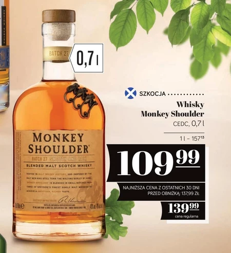 Whisky Monkey Shoulder