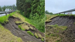 Skarpa nie wytrzymała ulew. W wielu miejscach może być podobnie