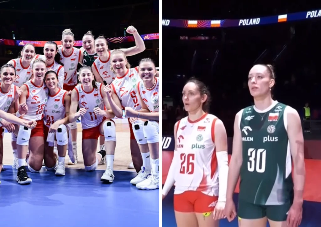 Olivia Różański (z prawej) nie wystąpiła w meczu Polska - Tajlandia