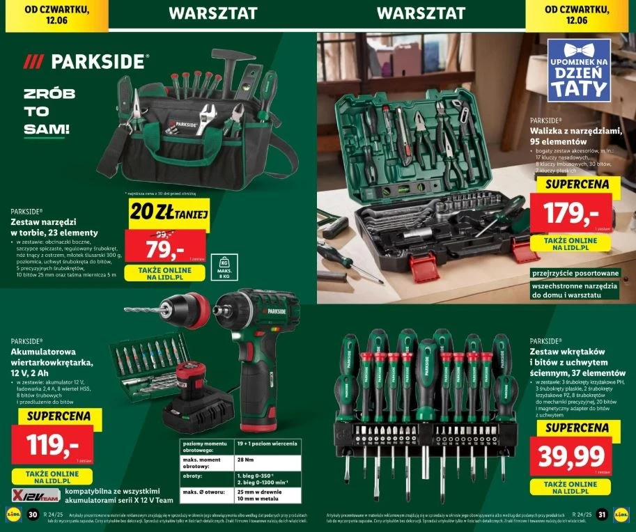 Lidl oferuje narzędzia Parkside w niskich cenach!