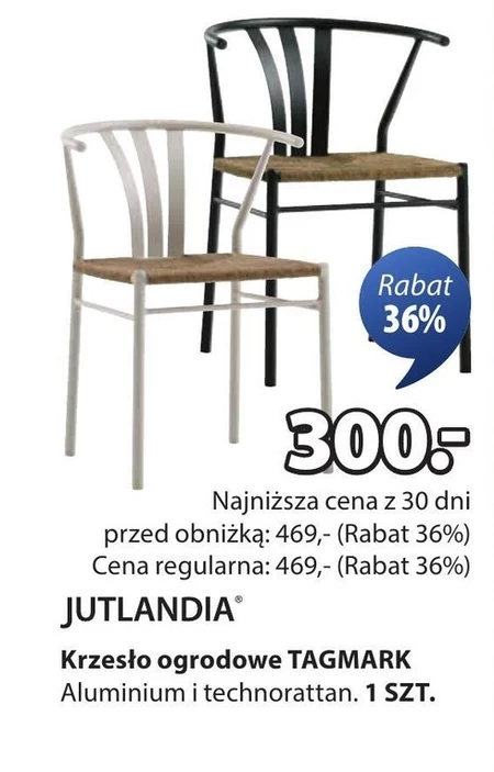 Krzesło ogrodowe Jutlandia