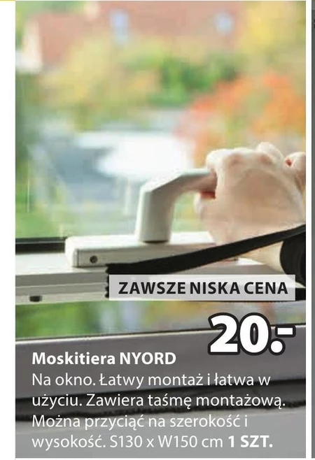 Moskitiera na okno
