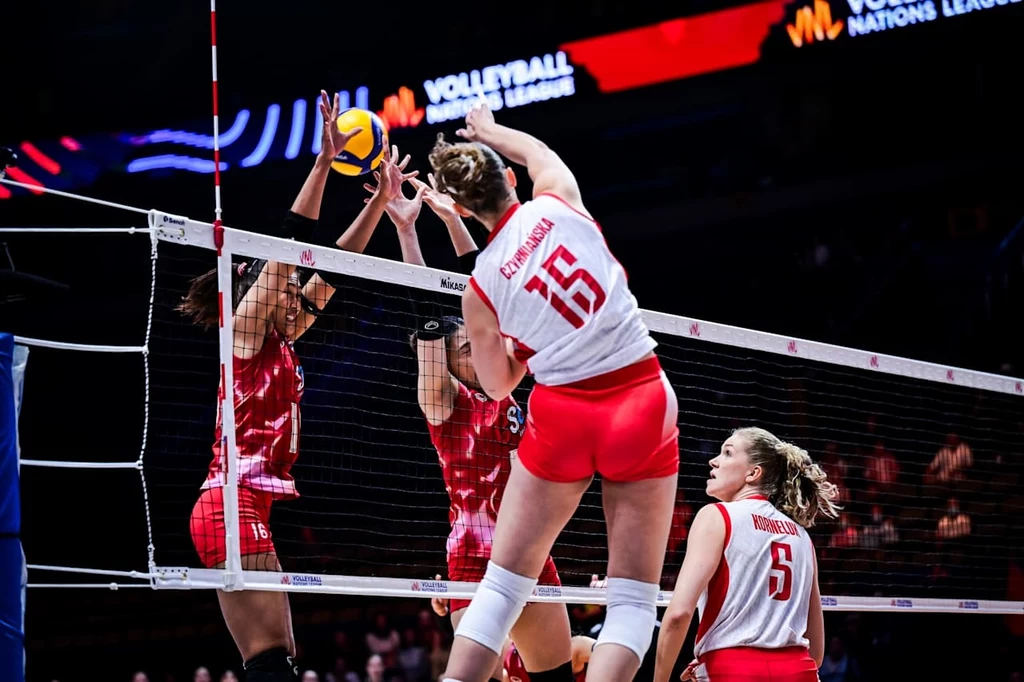 Martyna Czyrniańska w meczu Polska - Tajlandia