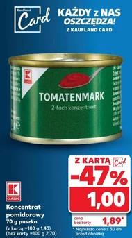 Koncentrat pomidorowy K-Classic