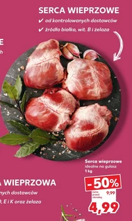 Serca wieprzowe