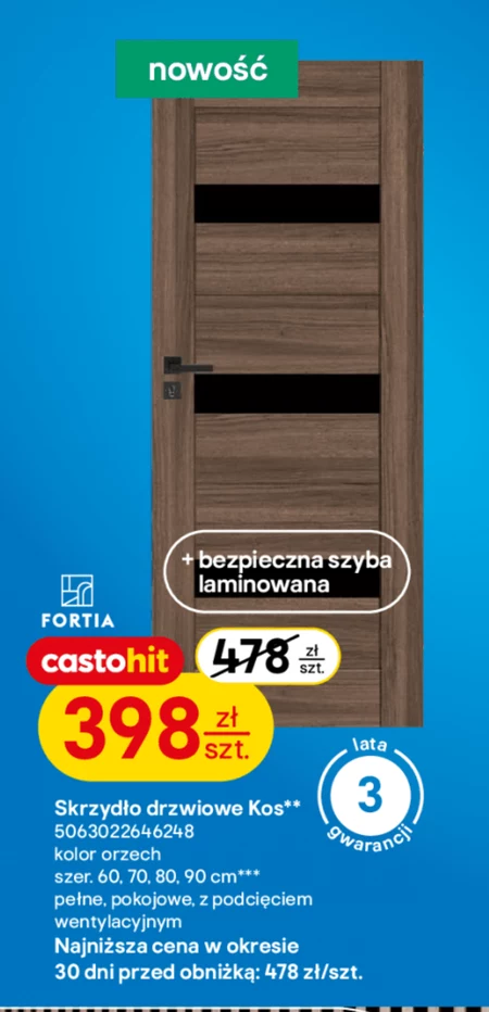 Skrzydło drzwiowe Kos