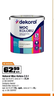 Farba lateksowa Dekoral