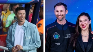 Robert Lewandowski, Sławosz Uznański-Wiśniewski, Aleksandra Uznańska-Wiśniewska
