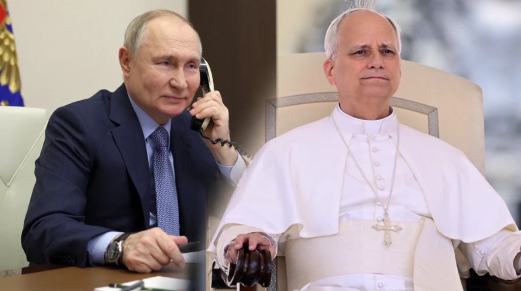 Władimir Putin rozmawiał z papieżem Leonem XIV Władimir Putin rozmawiał z papieżem Leonem XIV