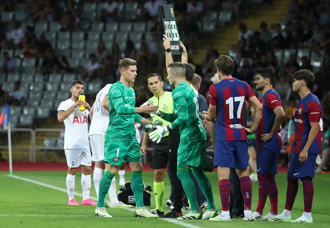Marc-Andre ter Stegen i Inaki Pena w FC Barcelona Marc-Andre ter Stegen i Inaki Pena w FC Barcelona