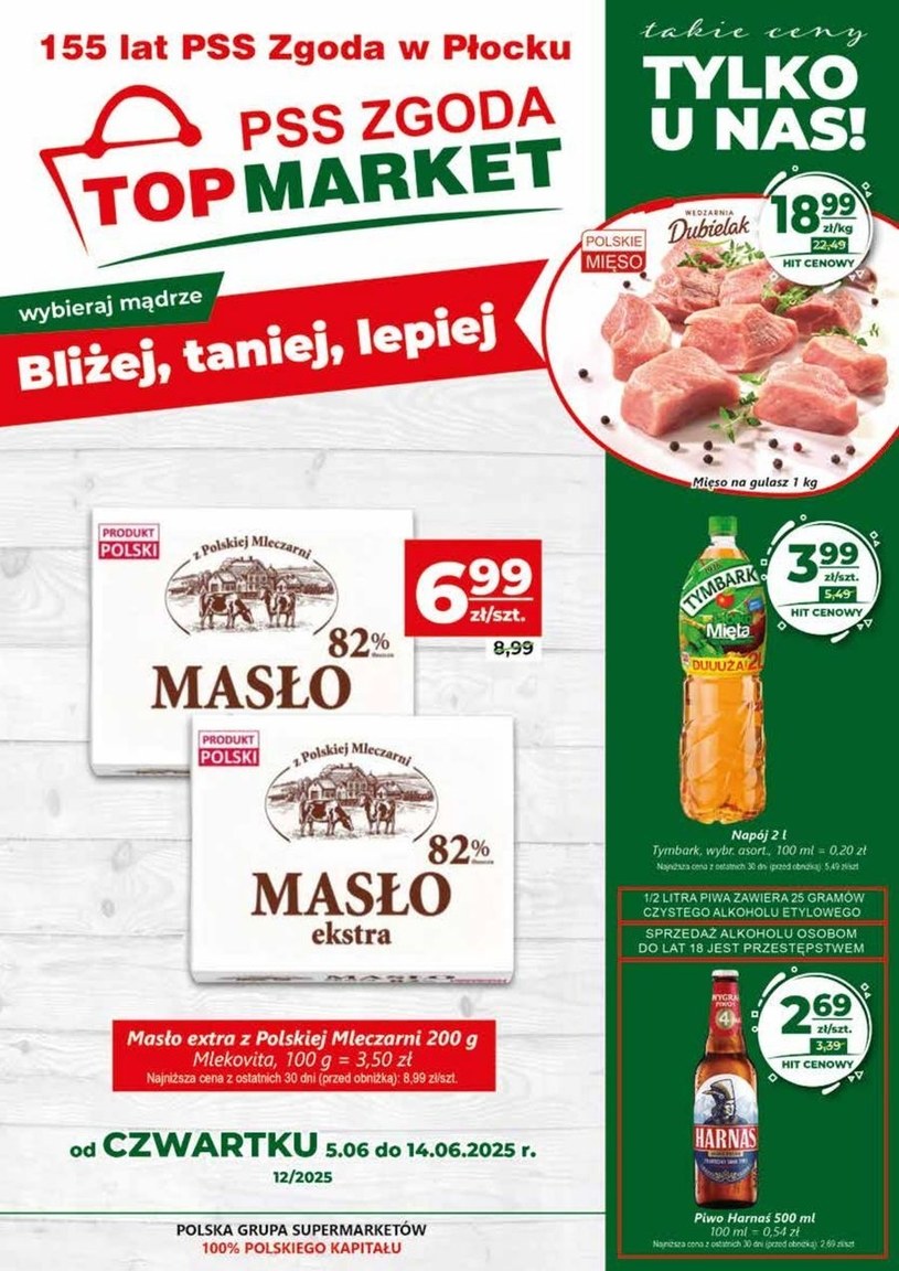 Gazetka promocyjna PSS Zgoda Płock - ważna od 05. 06. 2025 do 14. 06. 2025